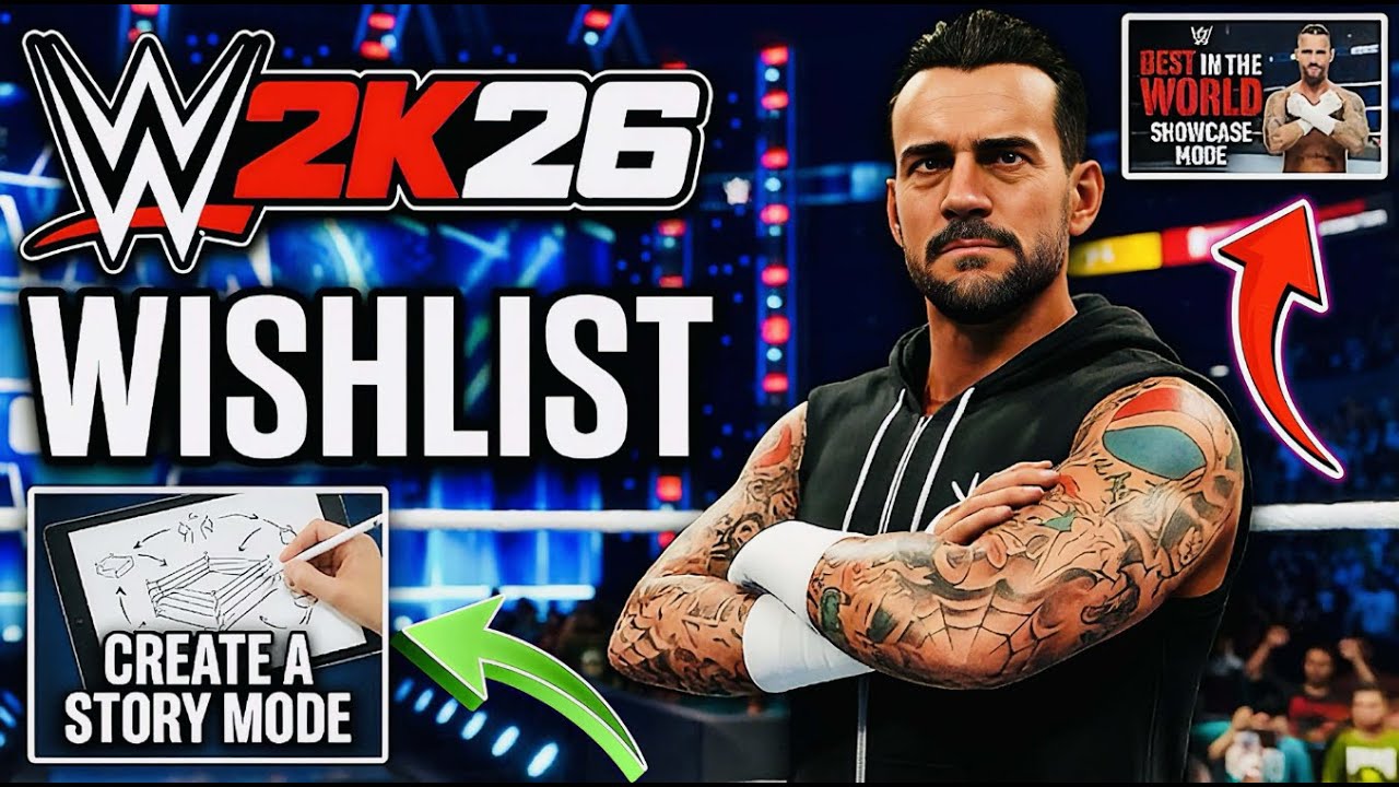 WWE 2K26: Мой список желаний &mdash; функции, которые ОБЯЗАТЕЛЬНО должны появиться.