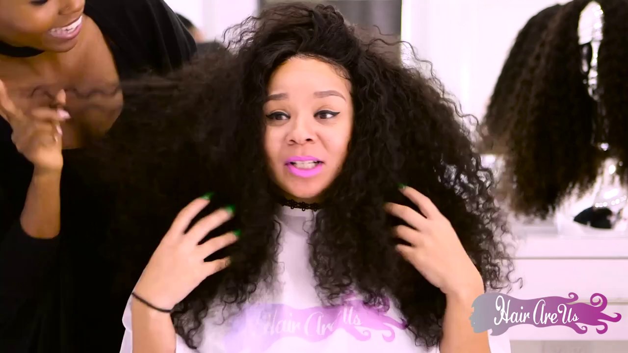 HOW TO REVITALIZE BRAZILIAN CURLY EXTENSIONS TUTORIAL |  HAIR ARE US | HAIRAREUS
