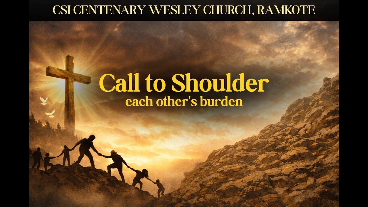 ‎Call to Shoulder Each Other's Burdens | 6:30 p.m | 1.3.2026 | Rev. Dr. Samuel R Reddimalla
