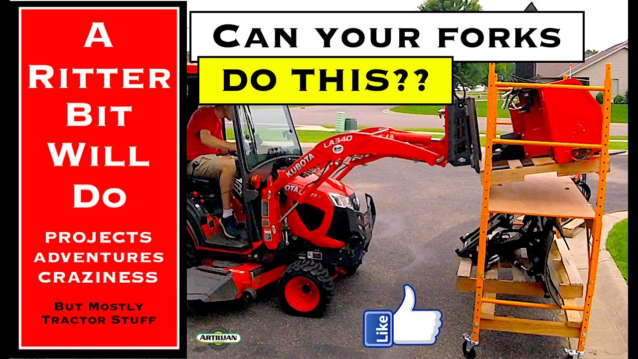 ARTILLIAN FORKS FOR YOUR TRACTOR (plow, grapple, trench, rake)