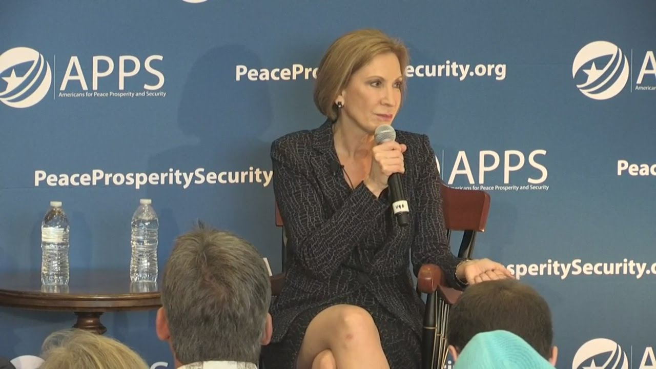 Carly Fiorina Speaking at National Security Forum at the Citadel