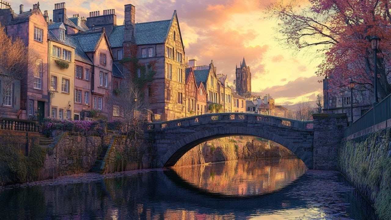 Самое живописное место в Эдинбурге: исследуем Дин-Виллидж 🏰✨