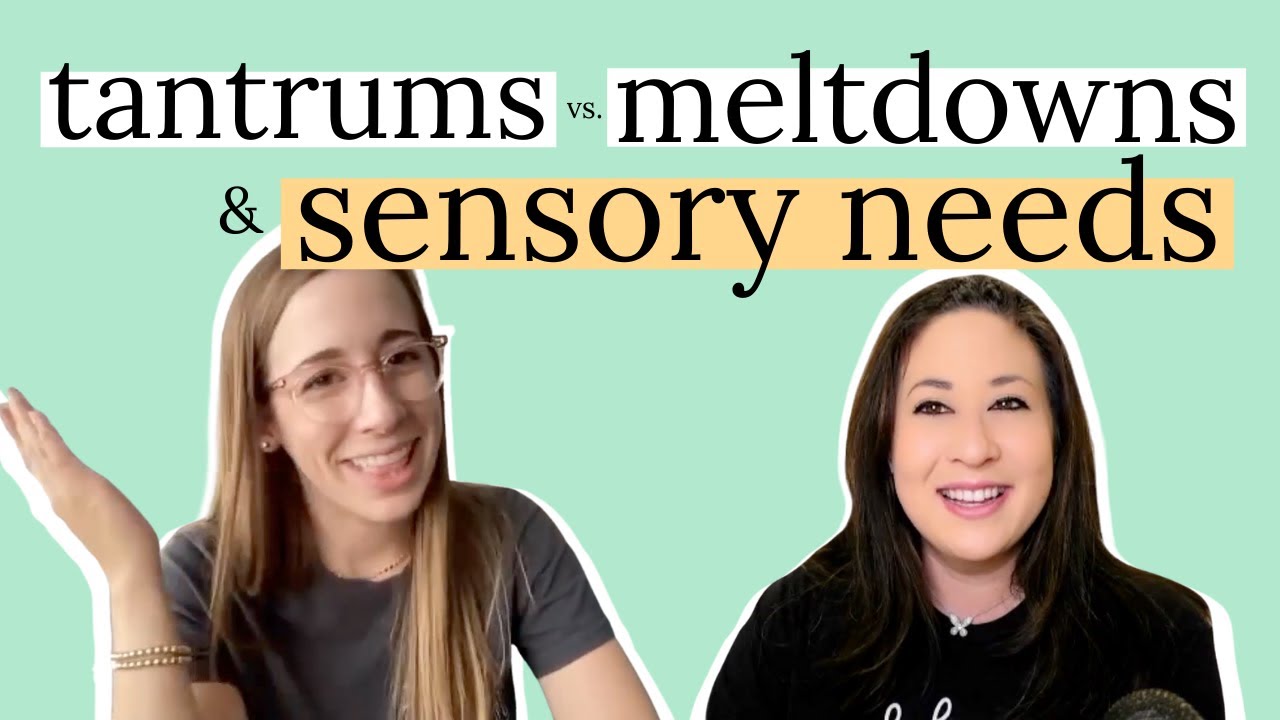 The difference between meltdowns and tantrums.  And how sensory needs change everything.