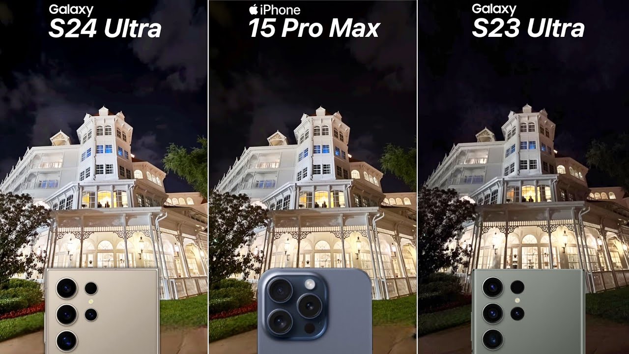 Samsung Galaxy S24 Ultra VS iPhone 15 Pro Max VS Galaxy S23 Ultra Camera Test Comparison