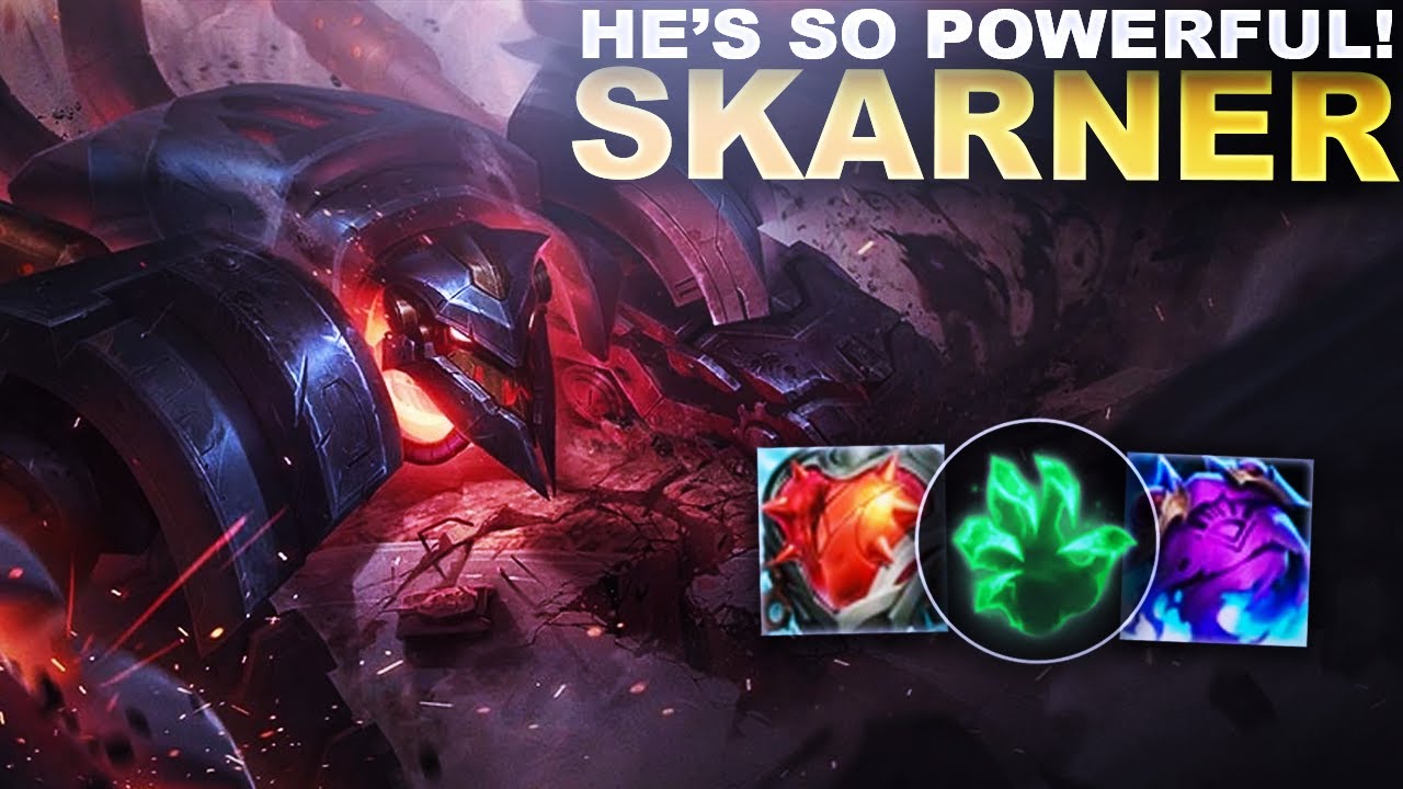 РАНГ 1 EUW ПОКАЗЫВАЕТ, НАСКОЛЬКО МОЩЕН ДЖАНГЛ СКАРНЕР! | League of Legends