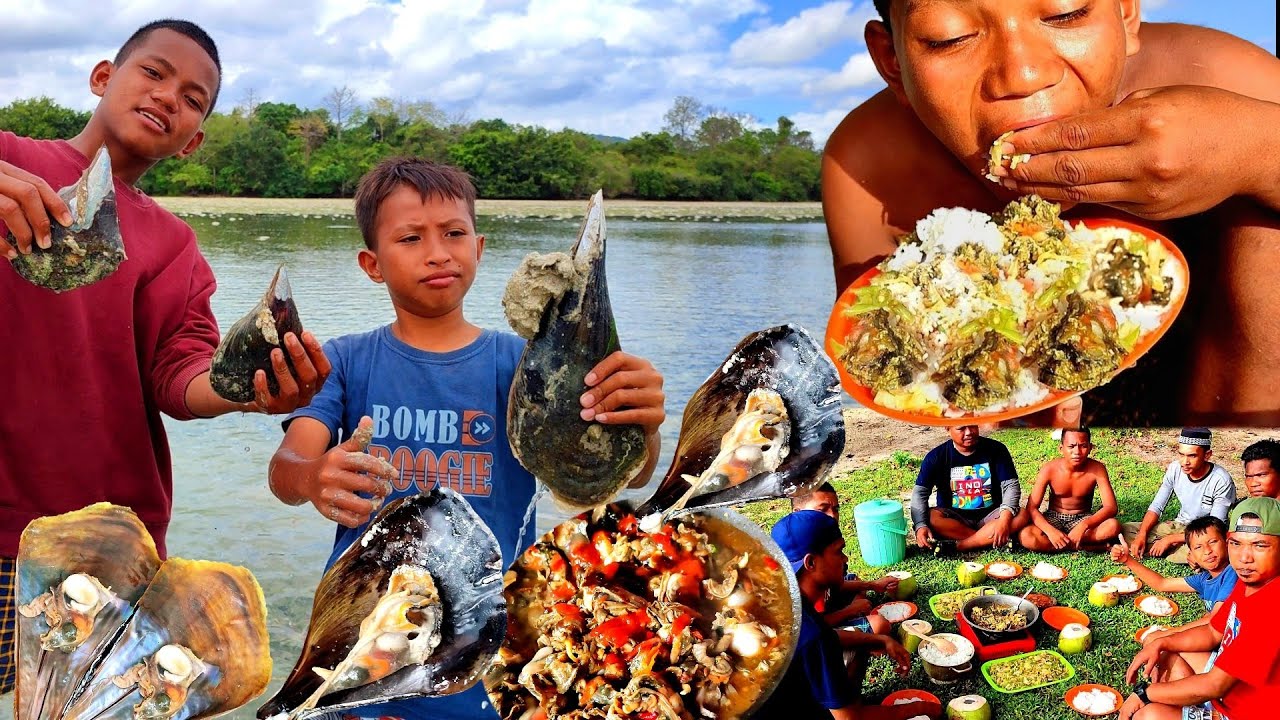 PANEN KERANG KAPAH dipulau ini tinggal Pungut kalau dibeli sangat mahal