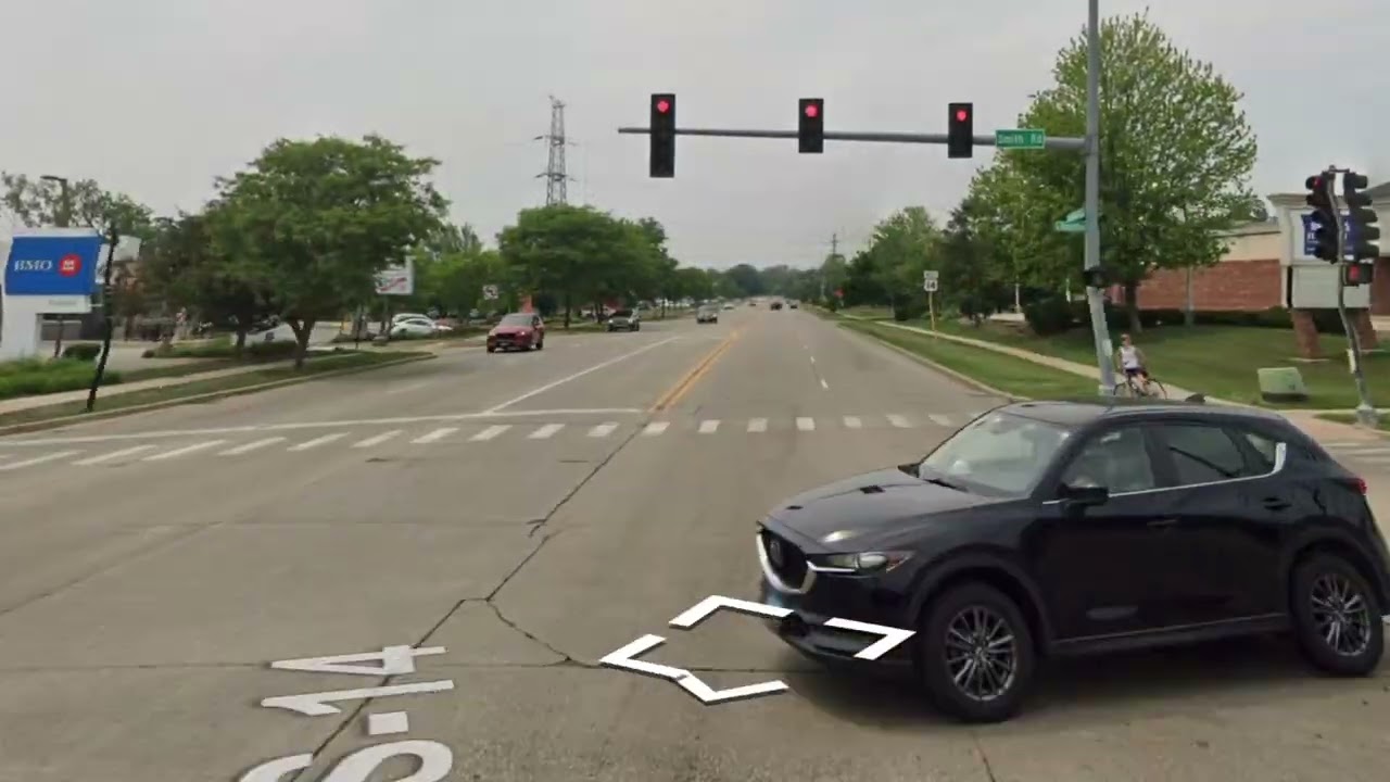 Street Viewing Northwest Highway From Jefferson Park To Harvard On Apple Maps