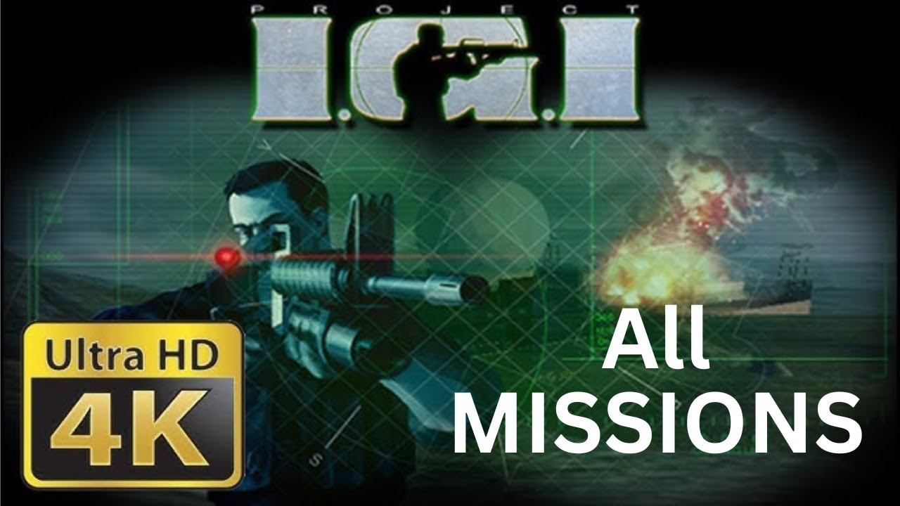 Project IGI 1 : I'm Going In | Full Game Walkthrough (All 14 Missions | Stealth & Action Gameplay)