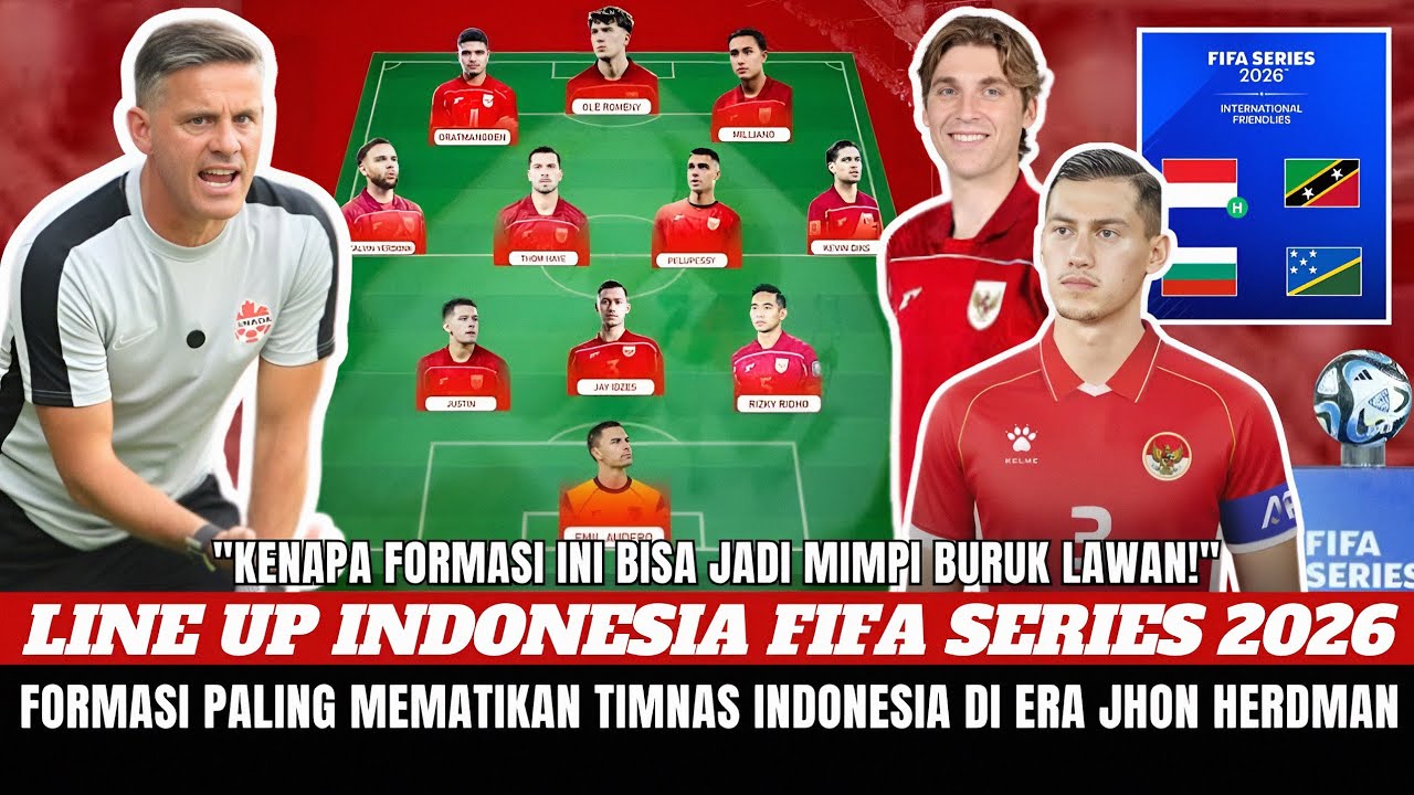 MENGEJUTKAN‼️Lawan FIFA Series Mulai Panik Lihat Susunan Pemain Timnas Indonesia! Formasi indonesia