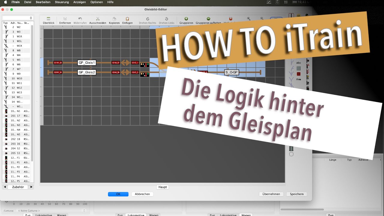 HowTo iTrain F5 – Gleisplan zeichnen & Blöcke richtig anlegen