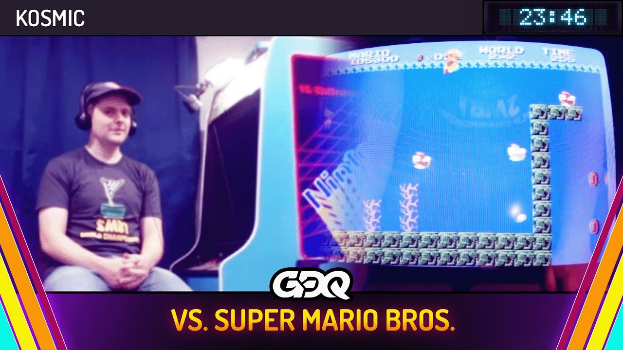 VS. Super Mario Bros. by Kosmic in 23:46 - Summer Games Done Quick 2026
