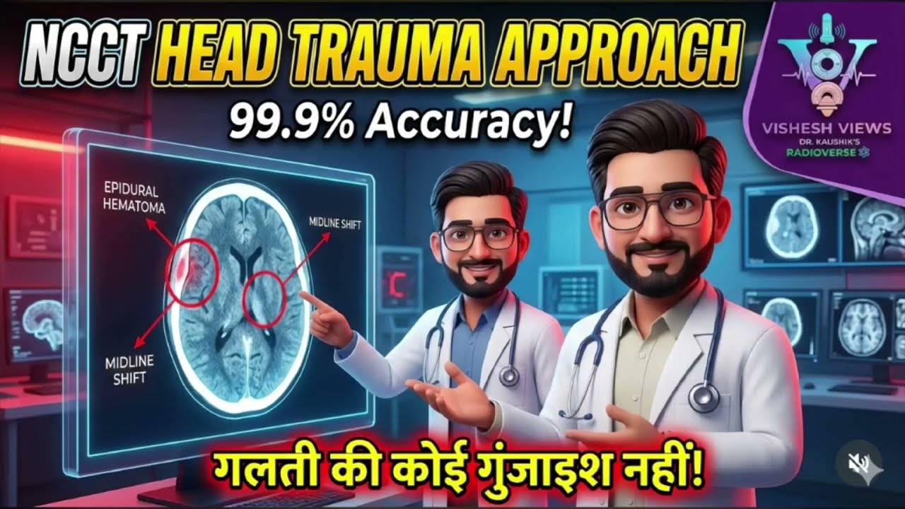 Master NCCT Head Trauma in 15 Mins: Systematic Approach | Dr. Vishesh Kaushik, MD