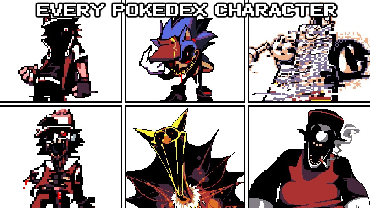 Friday Night Funkin' | Every Pokedex Character - FNF Hypno's Lullaby V2 (CANCELLED BUILD)