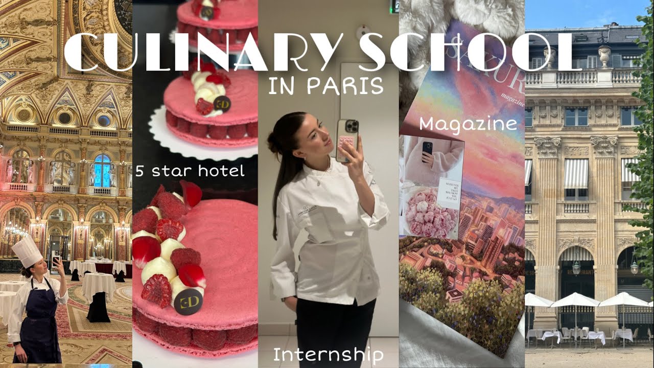 CULINARY SCHOOL IN PARIS| last vlog from my internship, pastry student, international,