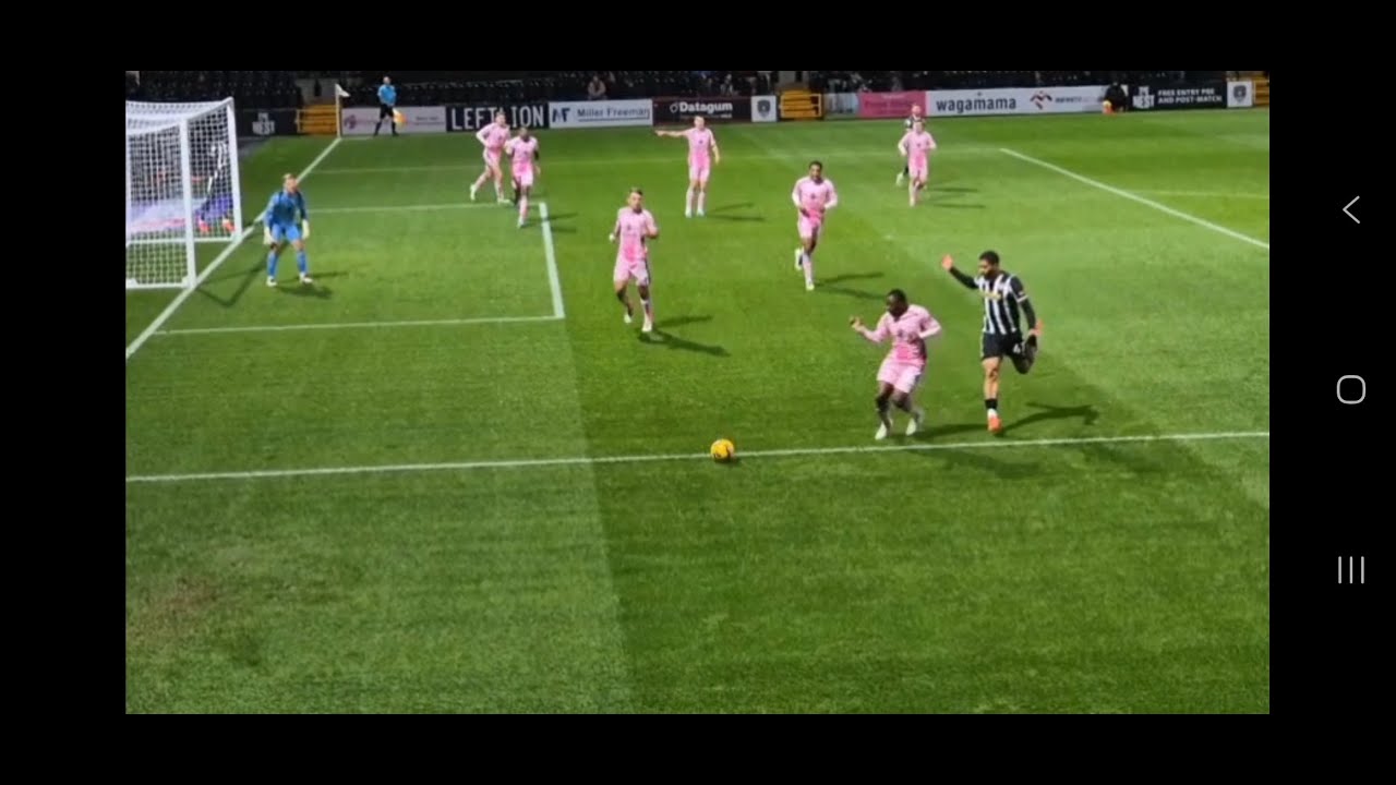 Notts County  V MK DONS.. Late County Goal As MK Lose..😩😩😩