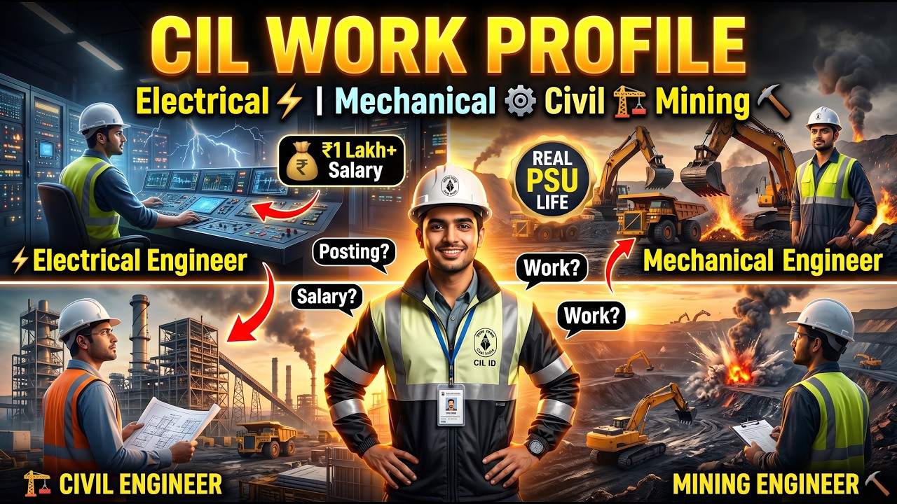 CIL MT Work Profile 2026 🔥 | Which Branch Has the Best Job?