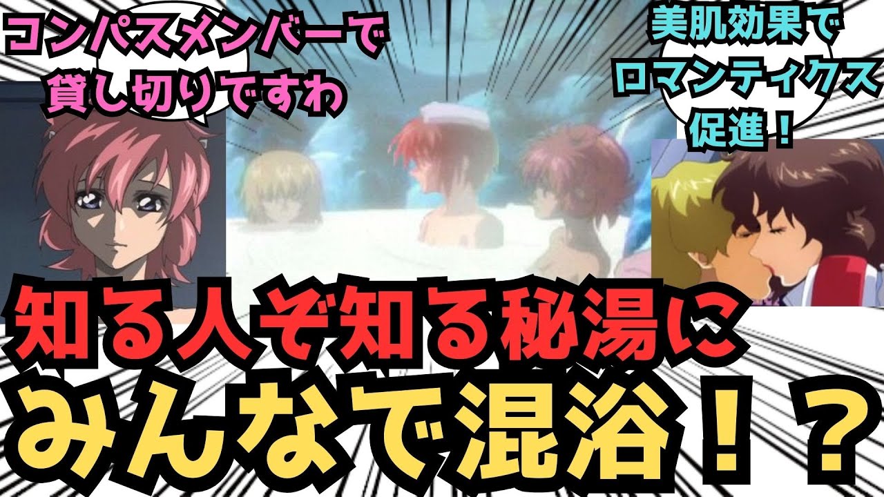 【IF】知る人ぞ知る秘湯だって聞いてたのに、に対するみんなの反応集【ガンダムSEED FREEDOM】