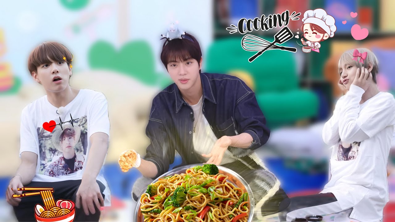 Jin cooking show 🥘 @CuteLife