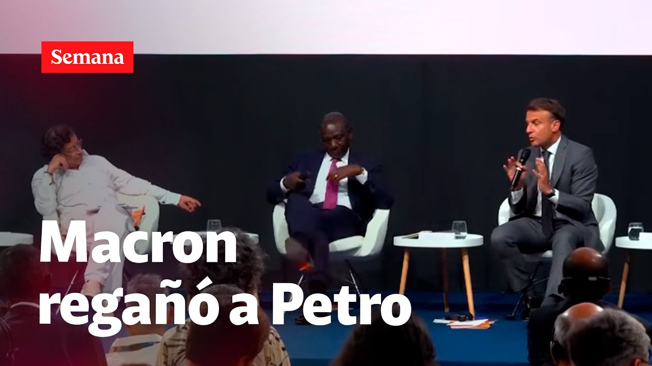 Discurso de Petro molestó a Emmanuel Macron: “Le exijo respeto”