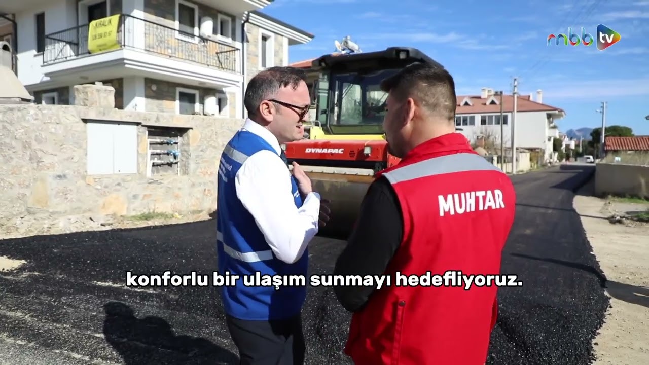 Datça’da Yollar Yenileniyor, Ulaşım Konforu Artıyor