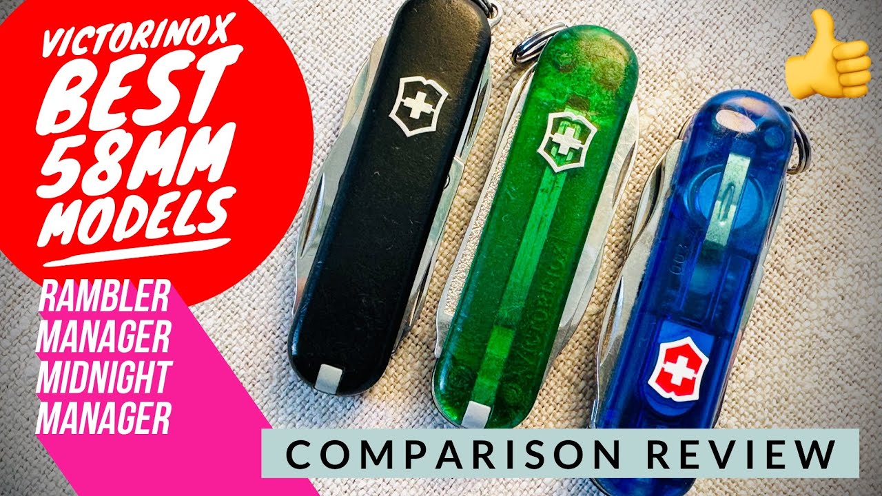 Victorinox Rambler vs Manager vs Midnight Manager — битва ЛУЧШИХ моделей 58 мм