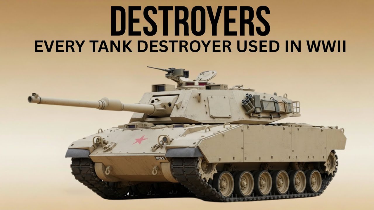 Every Tank Destroyer Used in World War Two