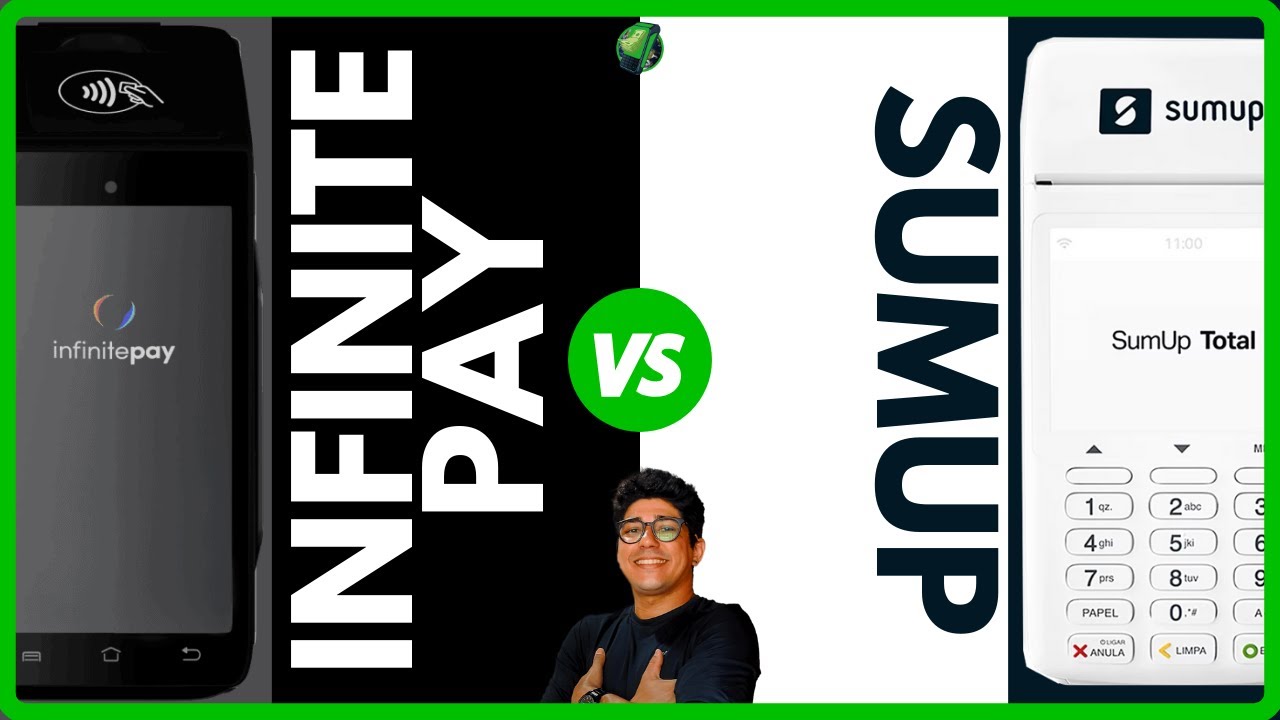⚪ SumUp x InfinitePay  ⚫ - Qual tem a menor Taxa?