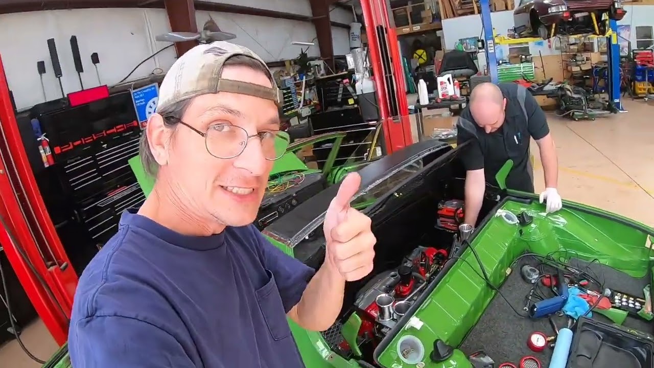 Green Porsche 914 2 Liter is running! Carbon fiber updates and more!