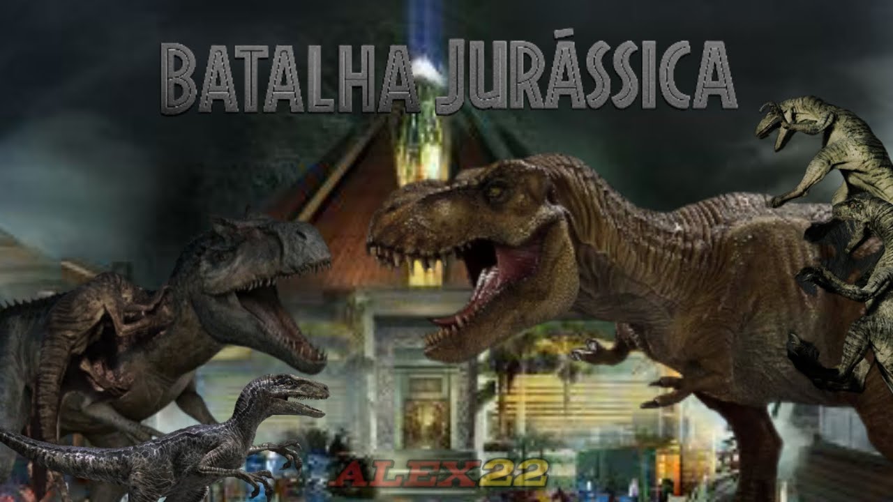 RAPTORES VS ALOSSAURO VS T-REX - Batalha Jurássica - ep 3 - 1° temporada 
