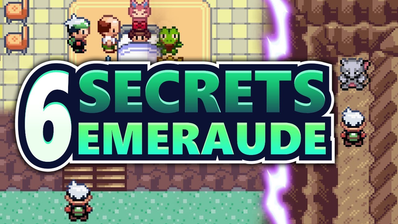 6 SECRETS & ASTUCES DANS POK&Eacute;MON &Eacute;MERAUDE