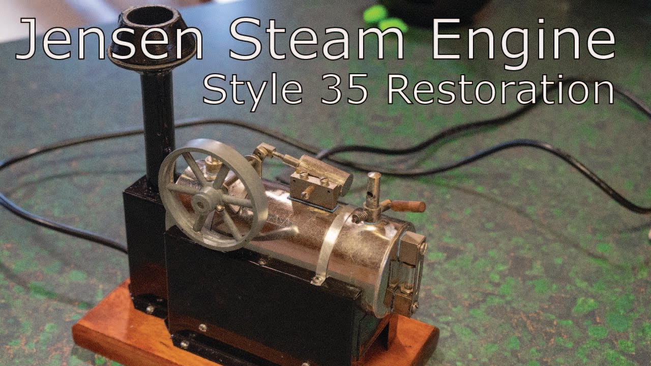 Jensen Model 35 Toy Steam Engine  Restoration