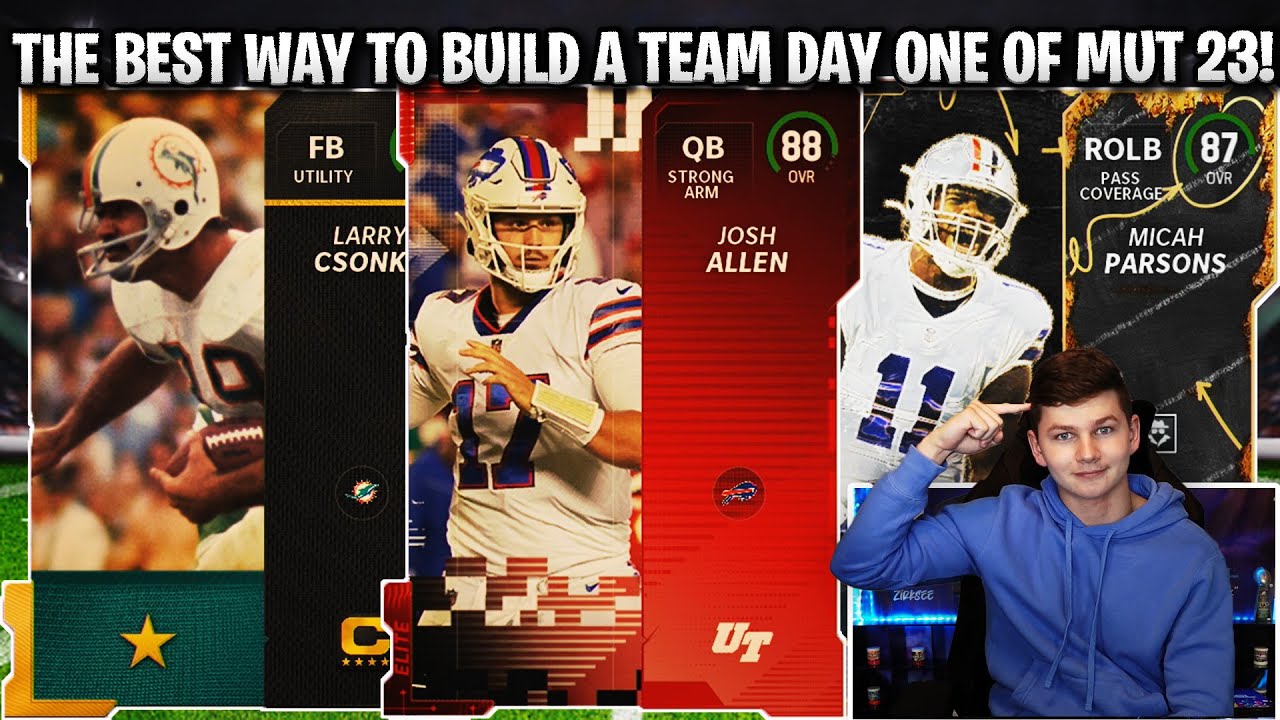 THE BEST WAY TO BUILD YOUR TEAM DAY ONE OF MADDEN 23 ULTIMATE TEAM! | MADDEN 23 ULTIMATE TEAM
