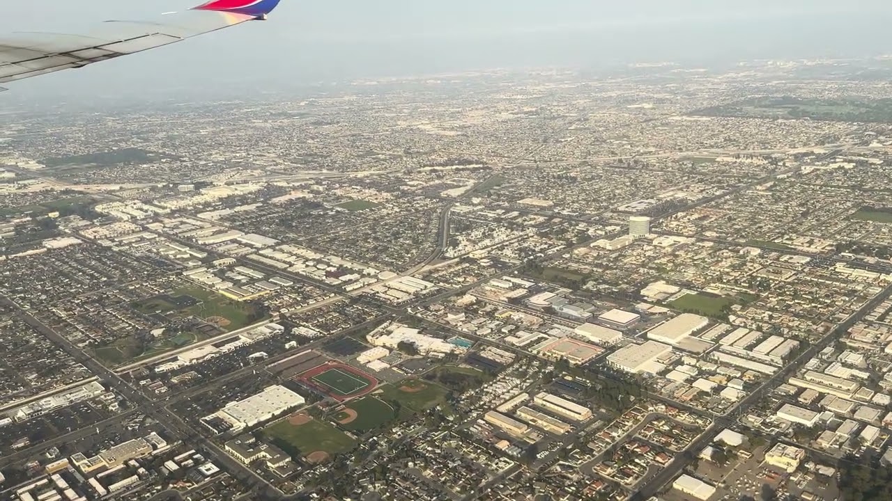 4K - Landing - Long Beach Airport (KLGB) - Last 8:04 of flight