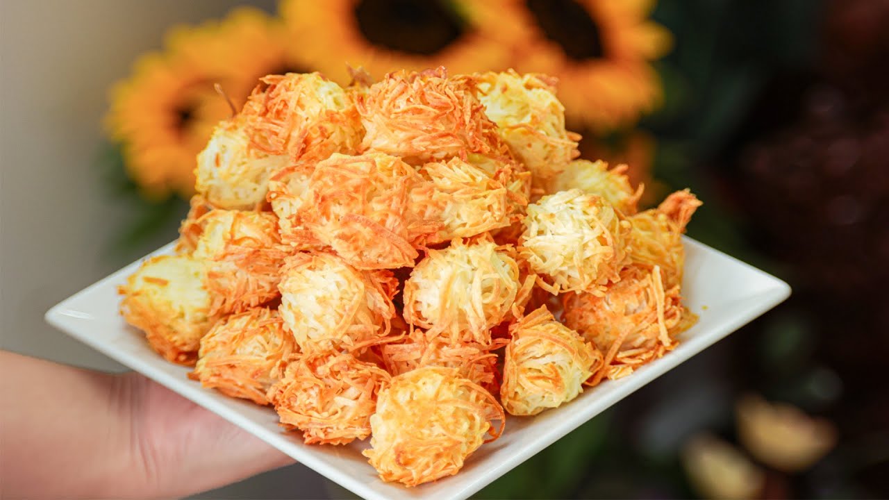 Công Thức Bánh Dừa Sấy Giòn Hấp Dẫn Ai Cũng Làm Được | Thơm Bùi Dạy Nấu Ăn