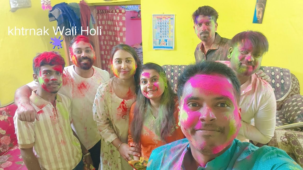 भाई बहन की ऐसी खतरनाक होली नहीं देखी होगी कभी 😳🫟😂