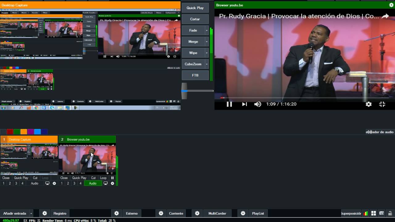 Como poner videos de Youtube en vMix con el URL
