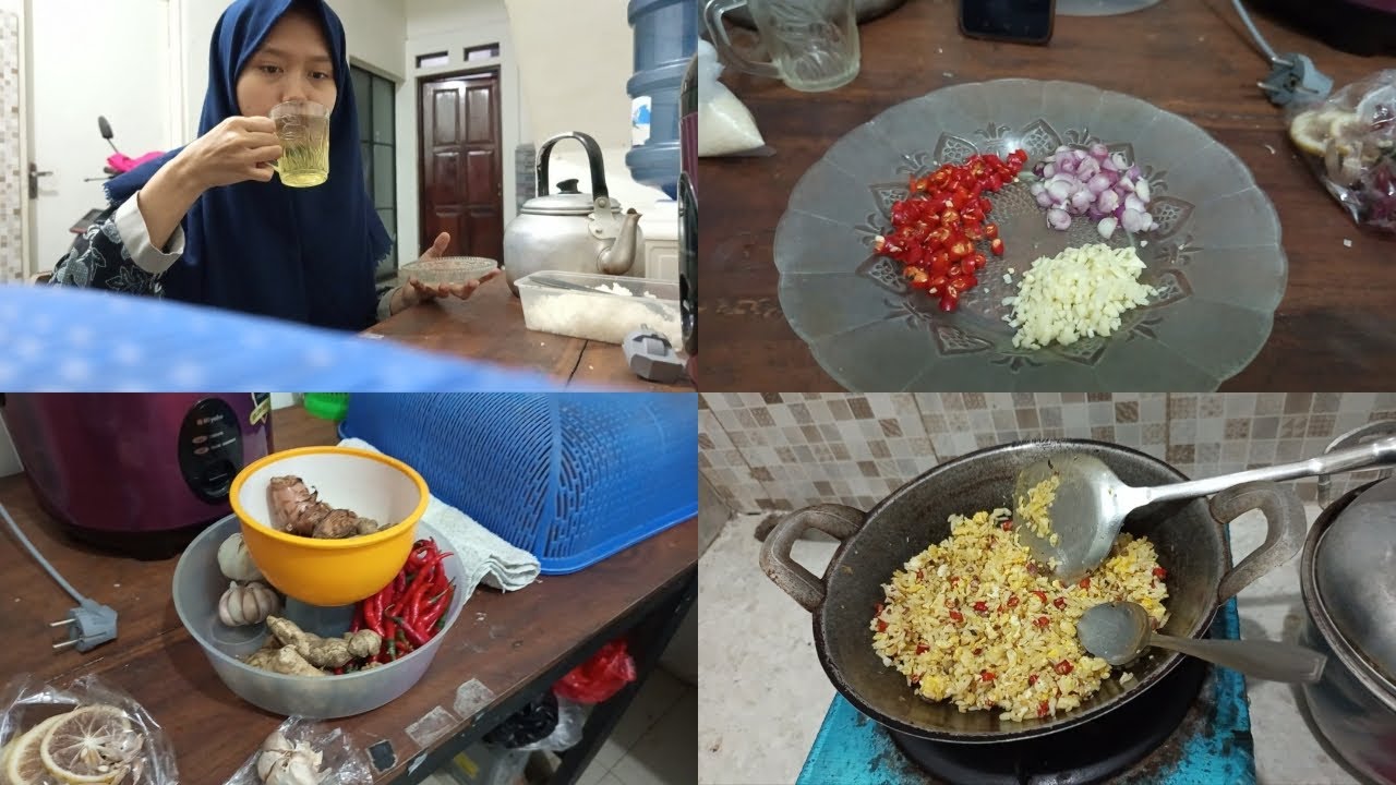 EGG FRIED RICE FOR IFTAR RAMADHAN | MASAK NASI GORENG TELUR TANPA KECAP #makananrumahan #nasigoreng 