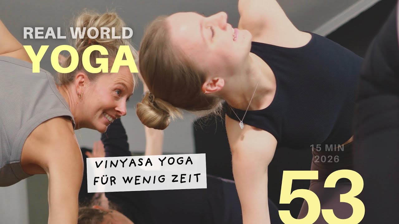 15 Min. Vinyasa Yoga Für wenig Zeit | Original Studio Cut