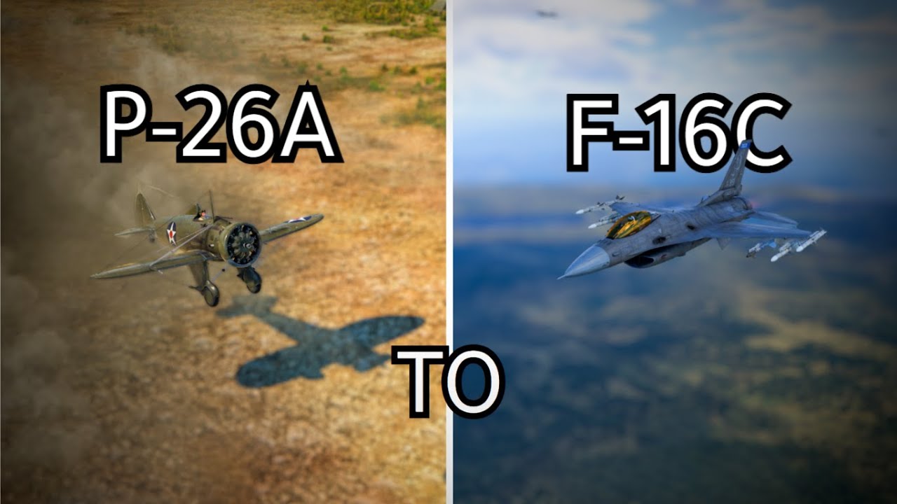 وارثندر : من أضعف طيارة 🤢 الى أقوى طيارة 🔥 💪 War Thunder