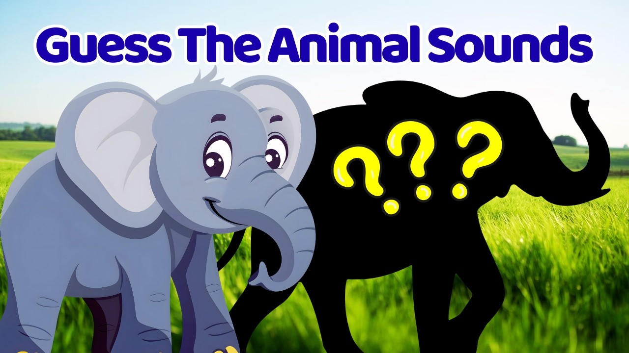Animal Sounds for Toddlers 🦁🐘|  Guess The Animal For kids | Fun Learning Game | Guessing Game