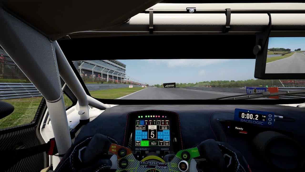 ACC Brands Hatch Lamborghini Huracan GT3 EVO2 (Dry) Track Guide (Hotlap + Telemetry)