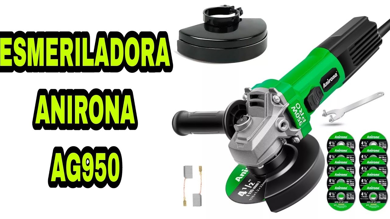 Esmeriladora Anirona  AG950 #viral #nuevo #tools #fypシ #parati #herramientas #diy #tips #trending