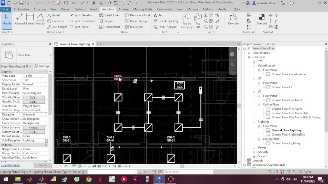 REVIT Shopdrawing_Shared parameters, Wire size & insulation احترف في دقائق