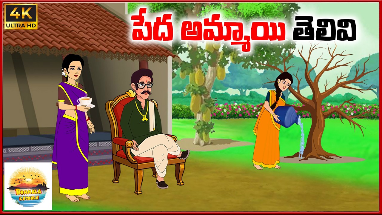 పేద అమ్మాయి తెలివి | Bommala kathalu E98 | telugu stories | neethi kathalu | moral stoties
