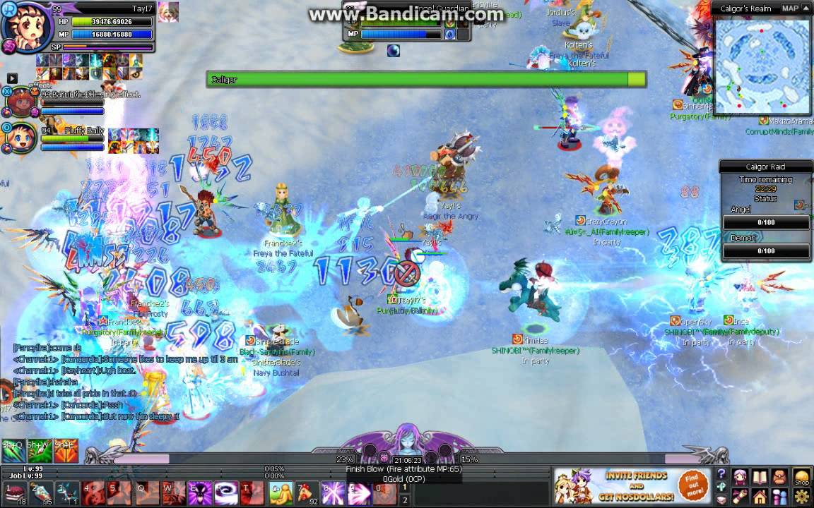 Nostale UK sp7 raid big fight
