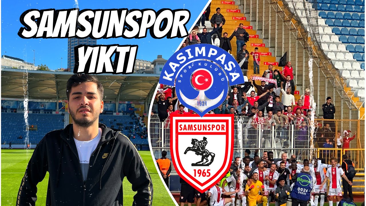 SAMSUNSPOR KAZANMAYA DEVAM EDİYOR / KASIMPAŞA - SAMSUNSPOR 1-4 STAD VLOG