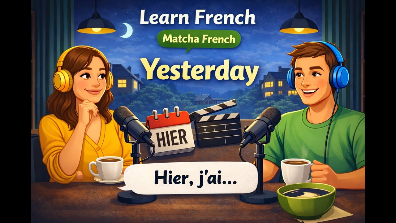 Learn French by Listening | Talk About Yesterday in French (Slow & Natural)