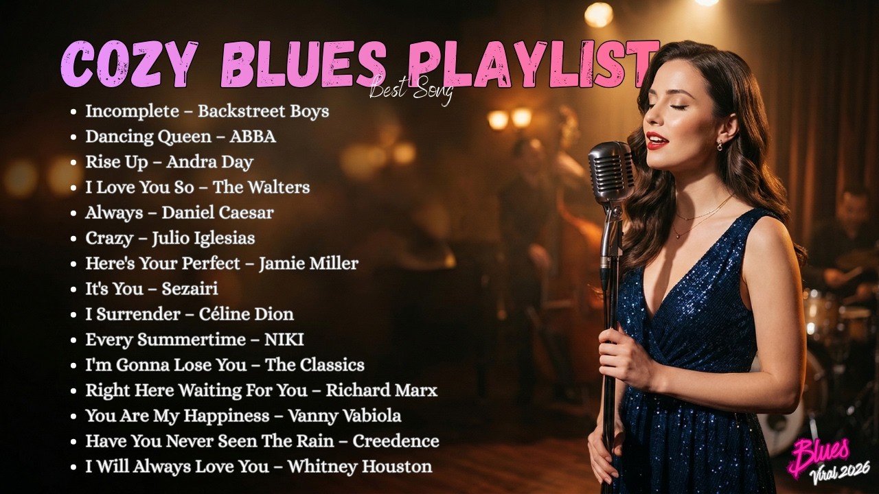 Cozy Blues Playlist 2026 | Smooth Blues Guitar Covers & Relaxing Blues Music 🎸🎶