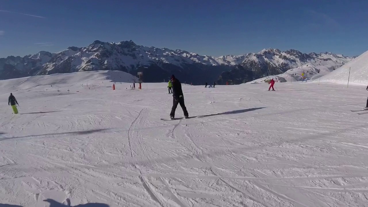 Pierre Novat and Chadrons green runs at Alpe D'Huez