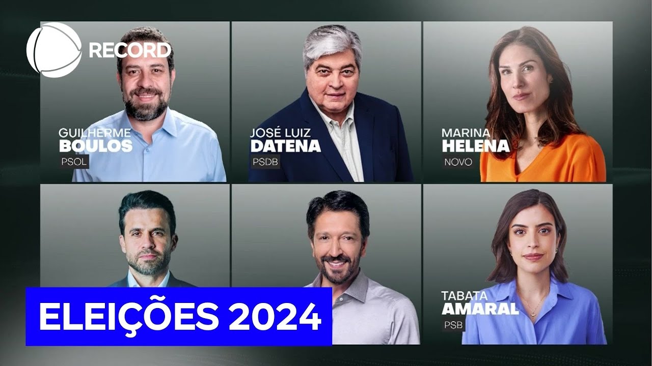 RECORD promove debate entre os candidatos à Prefeitura de São Paulo neste sábado (28)